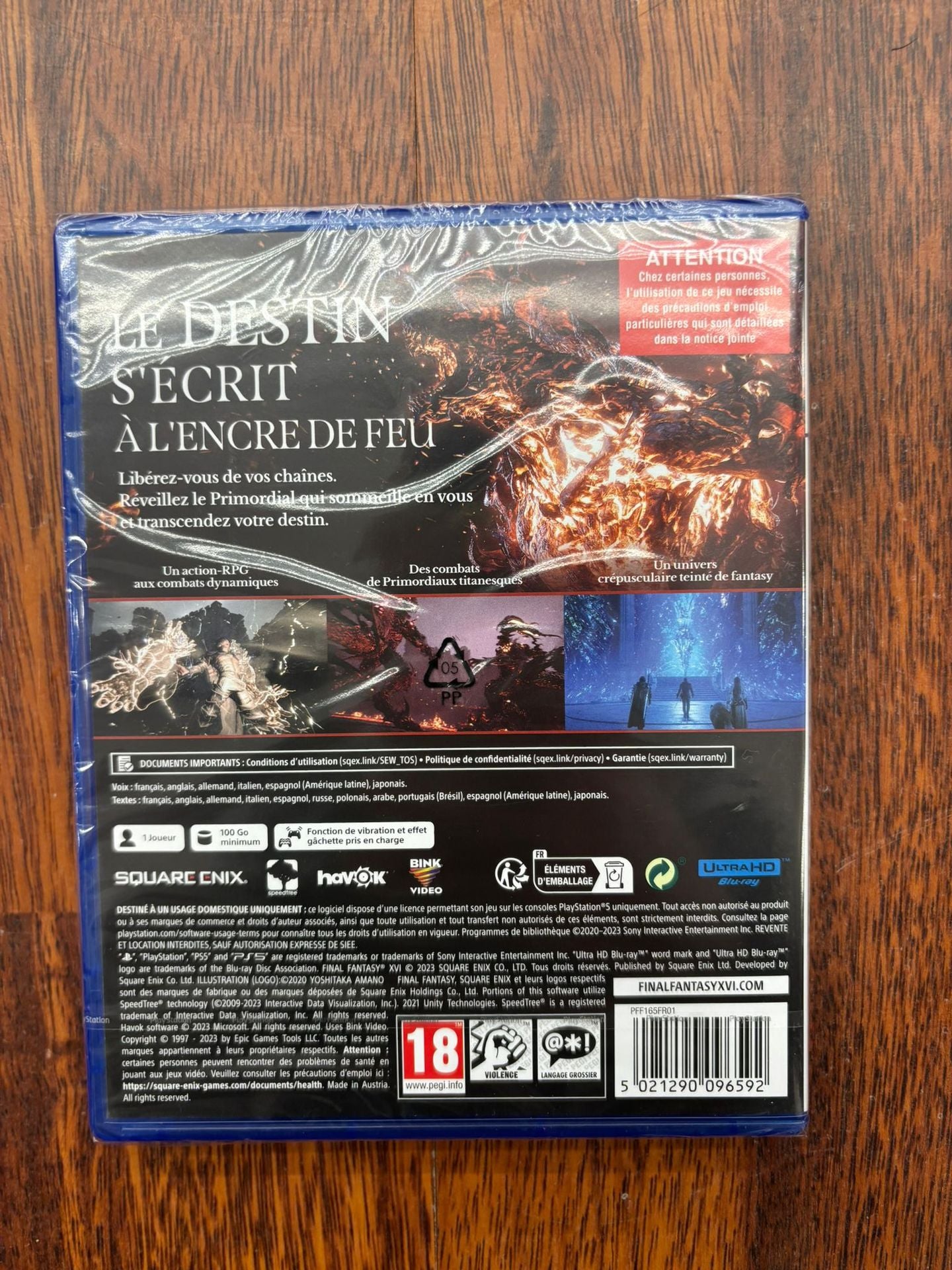 Final Fantasy Xvi PS5 FR Final Fantasy Xvi PS5 FR